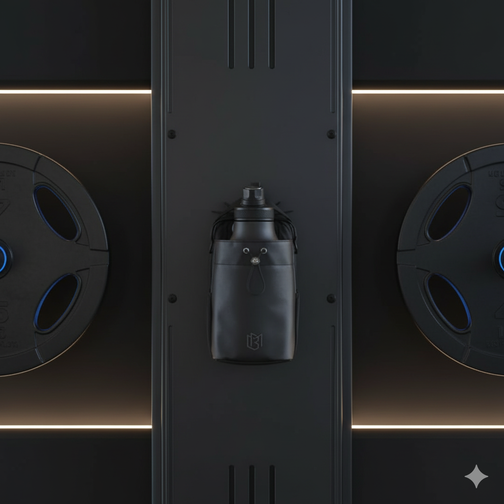 Magnetic Bottle Bag For Gym Fitness Traveling Portable