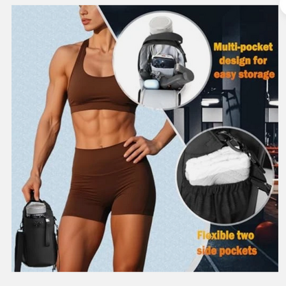 Magnetic Bottle Bag For Gym Fitness Traveling Portable