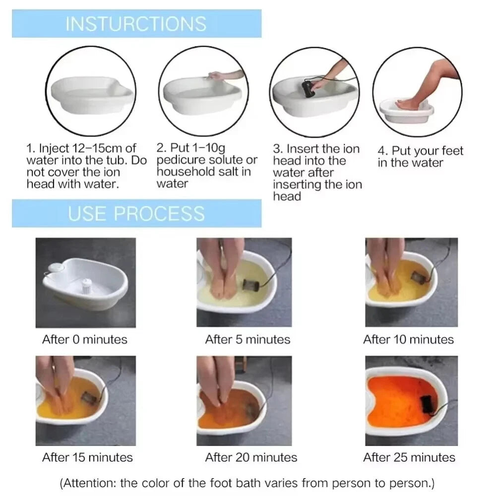 Healifeco Ionic Foot SPA – At-Home Detox Cleanse Bath Machine