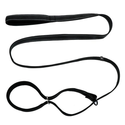 Retractable Reflective Dual Pet Leash Lead 360° Swivel Double Dog Walking Leash