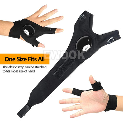 LED Flashlight Gloves