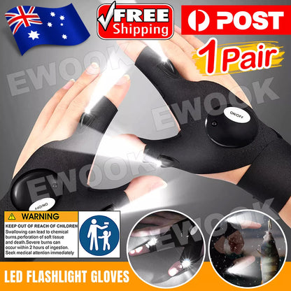 LED Flashlight Gloves